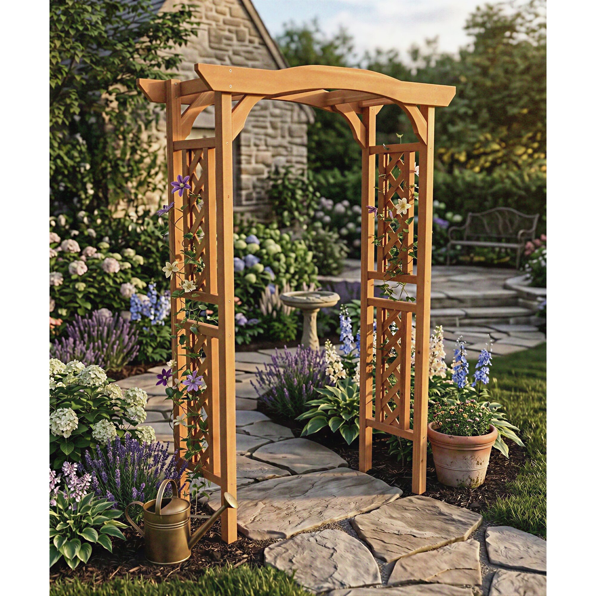Enchanted Richmond Arbor, 81"h